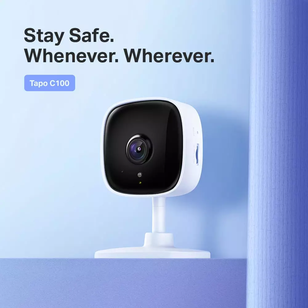 TP-Link Tapo C100 Home Security Wi-Fi IP 1080p Camera-gallery-2