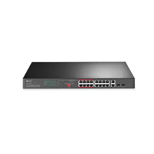 TP-Link TL-SL1218MP v2 16-Port 10/100Mbps + 2-Port Gigabit Unmanaged PoE Switch