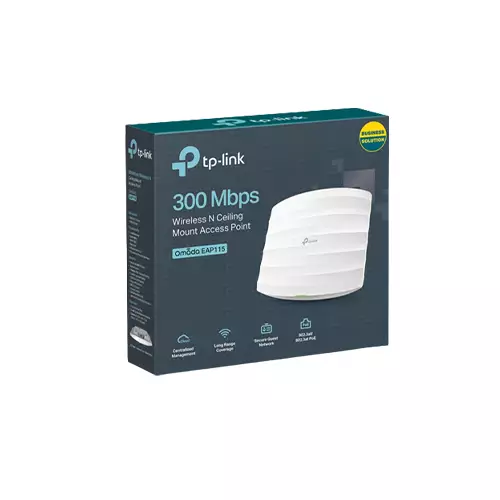TP-LINK EAP115 V4 300MBPS WIRELESS N CEILING MOUNT ACCESS POINT - 2