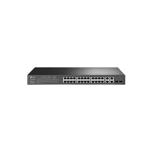 TP-LINK TL-SL2428P V4 JETSTREAM 24-PORT 10/100MBPS + 4-PORT GIGABIT SMART SWITCH WITH 24-PORT POE+ SURVEILLANCE SWITCH