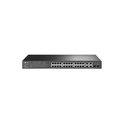 TP-LINK TL-SL2428P V4 JETSTREAM 24-PORT 10/100MBPS + 4-PORT GIGABIT SMART SWITCH WITH 24-PORT POE+ SURVEILLANCE SWITCH