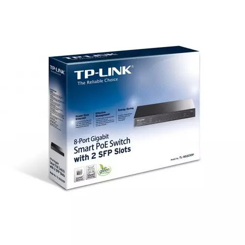 TP-Link TLSG2210P 8 Port Gigabit Smart PoE Switch-2