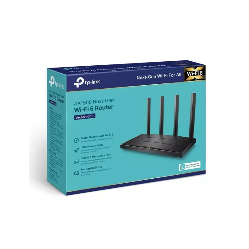 Tp-Link Archer AX12 AX1500 Dual-Band Wi-Fi 6 Router-gallery-2