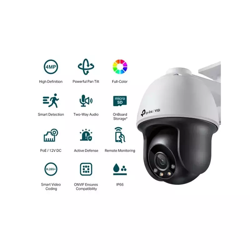 TP-Link VIGI C540 4MP Full-Color IP PTZ Camera - 1