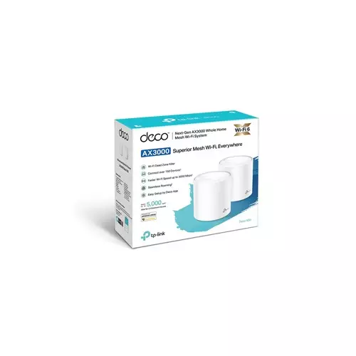 TP-Link Deco X60 AX5400 Whole Home Mesh Wi-Fi 6 System (2 pack)-gallery-1