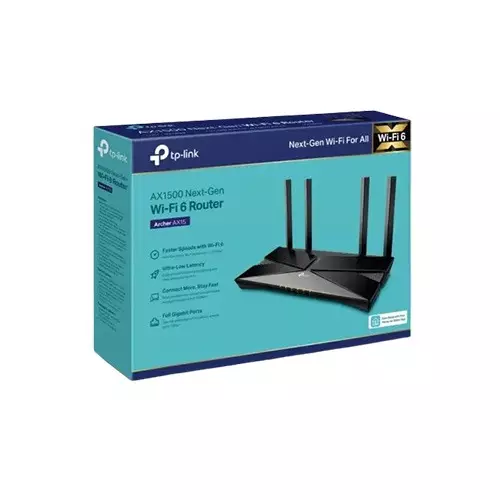 Tp-Link Archer AX15 AX1500 4 Antenna 1500mbps Gigabit Wifi 6 Router-gallery-3