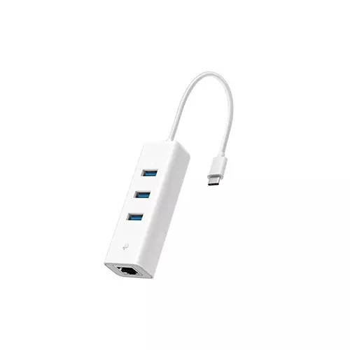 TP-Link UE330C USB Type-C 3-Port Hub & Gigabit Ethernet Adapter - 1