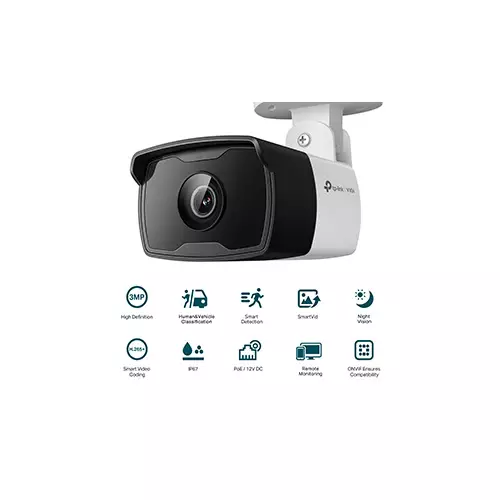 TP-link VIGI C330I 3MP 4MM IR Bullet Network Outdoor Camera-gallery-1