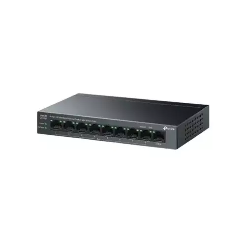 TP-Link LS109P 9-Port 10/100Mbps PoE Desktop Network Switch With 8-Port PoE+-gallery-1