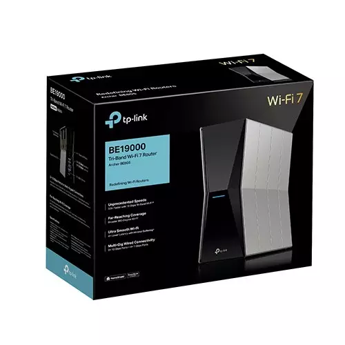 TP-Link Archer BE805 BE19000 Tri-Band Wi-Fi 7 Router - 3