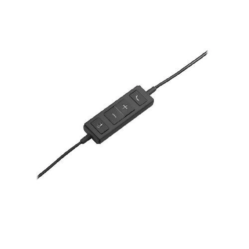 Logitech H570e Wired Stereo UC USB-A Headset - 3