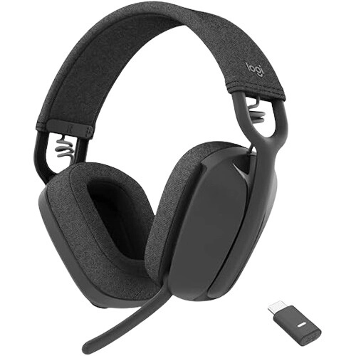 Logitech Zone Vibe Wireless Headphone (Black) - 1