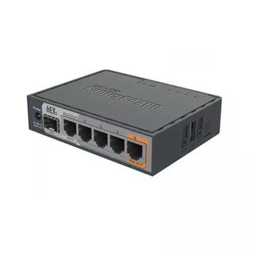 Mikrotik RB760iGS hEX S 5x Gigabit Ethernet Router - 1