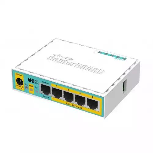 Mikrotik RB750UPr2 hEX PoE lite 5x Ethernet Router