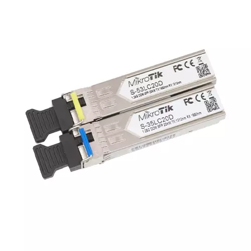 MikroTik S-3553LC20D 1.25G Single Mode optical SFP module