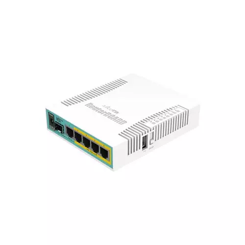 Mikrotik RB960PGS hEX PoE 5 Port Gigabit Ethernet RouterOS L4 Network Router-gallery-1