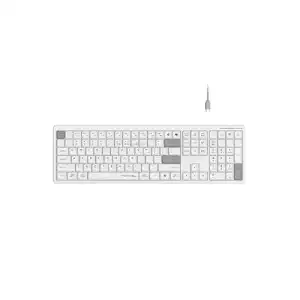 A4tech Fstyler FBX55C Dual-Mode 2.4G Wireless Keyboard - White