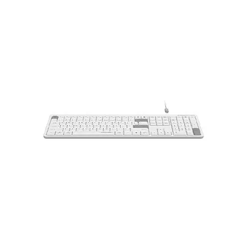 A4tech Fstyler FBX55C Dual-Mode 2.4G Wireless Keyboard - White-gallery-1