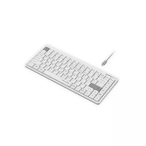 A4tech FSTYLER FBX53C Dual Mode Wireless Keyboard - White - 1