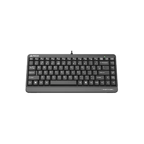A4TECH FK11 USB Mini Keyboard With Bangla (Black) - 1