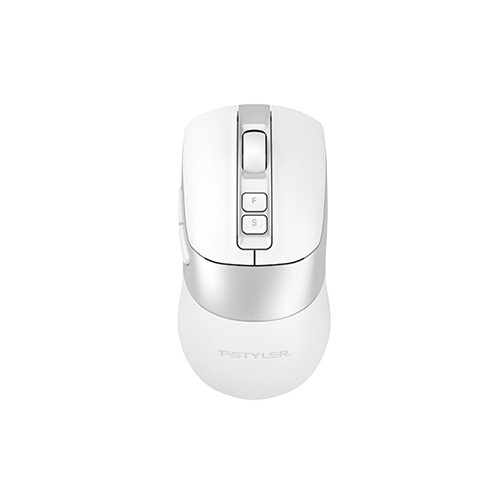 A4Tech FB50C Plus DPI 2000-3200 Wireless Mouse (White)