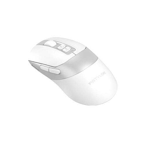 A4Tech FB50C Plus DPI 2000-3200 Wireless Mouse (White) - 1
