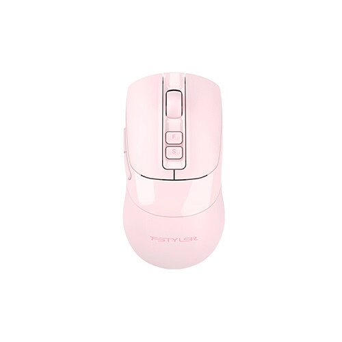 A4Tech FB50C Plus DPI 2000-3200 Wireless Mouse (Pink)