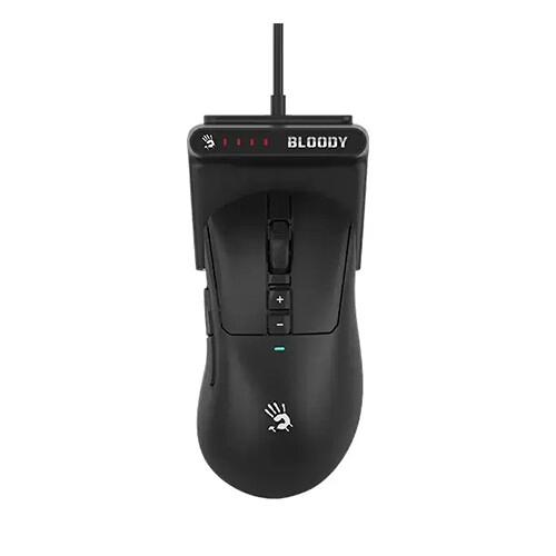 A4Tech Bloody R73 Ultra Duo Black Dual Mode Gaming Mouse with Dock