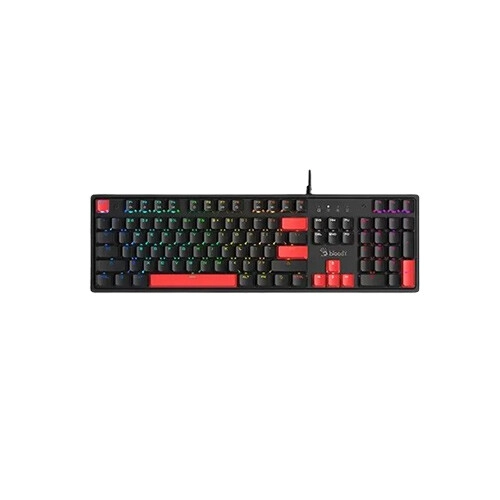 A4Tech Bloody S520N BLMS Red Switch RGB Mechanical Gaming Keyboard (Fire Black)