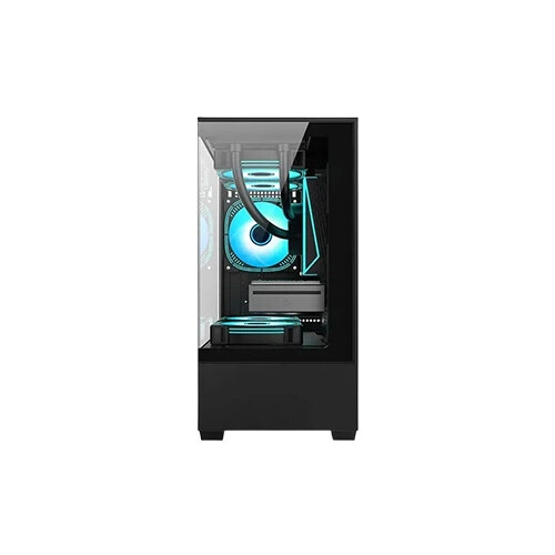 Golden Field T01 Mini-Tower M-ATX Gaming Case (Black) - 1