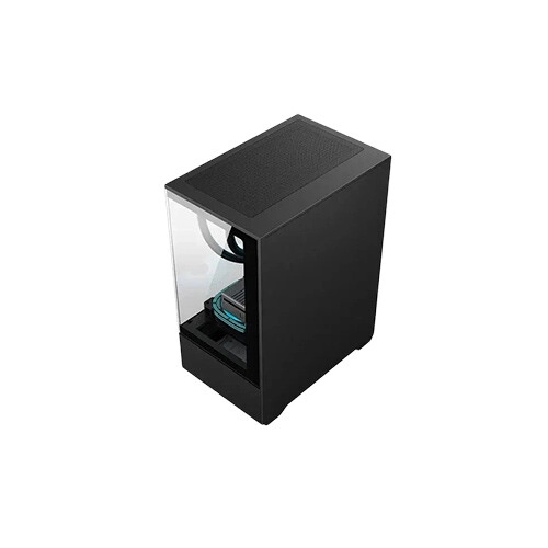 Golden Field T01 Mini-Tower M-ATX Gaming Case (Black) - 2