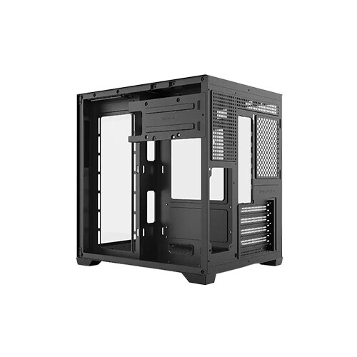 Golden Field S01 Mid-Tower M-ATX Gaming Case (Black) - 3