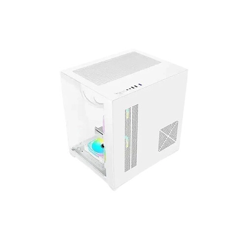 Golden Field S01 Mid-Tower M-ATX Gaming Case (White) - 2