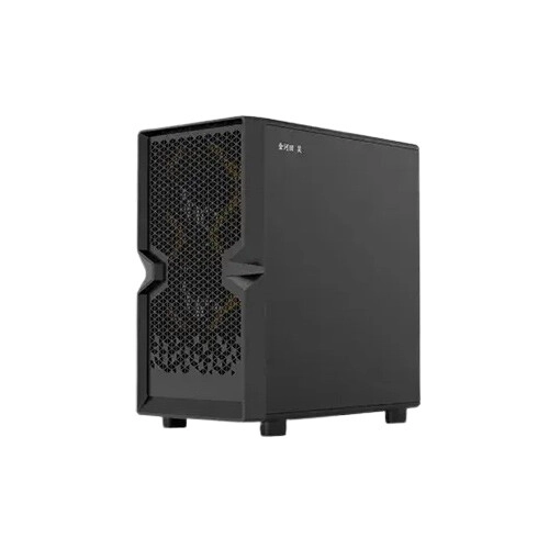 Golden Field H01 Mini-Tower M-ATX Gaming Case (Black) - 2
