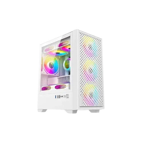 Golden Field V01 Mini-Tower M-ATX Gaming Case (White)