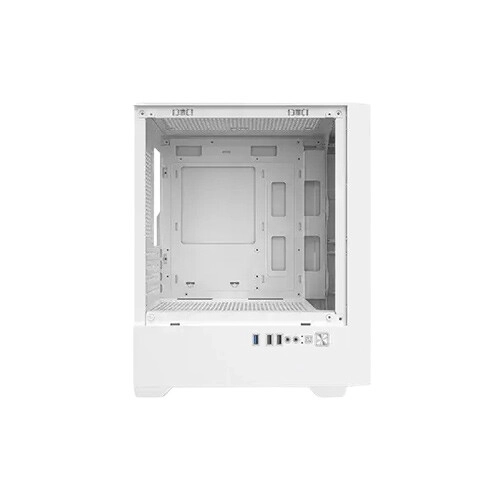 Golden Field V01 Mini-Tower M-ATX Gaming Case (White) - 3