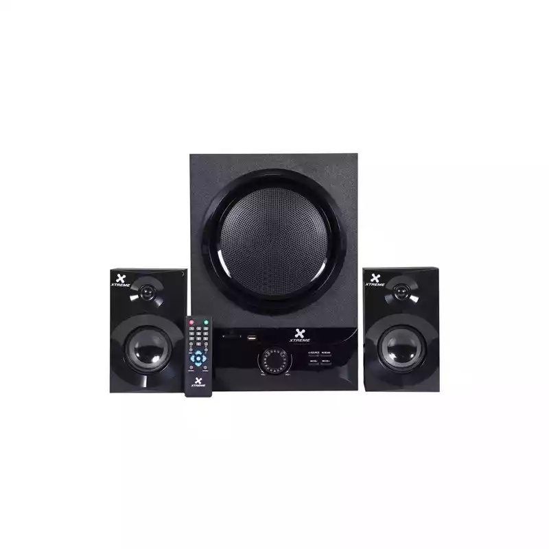 Xtreme E209BU 2:1 Bluetooth Speaker With Remote (Black)