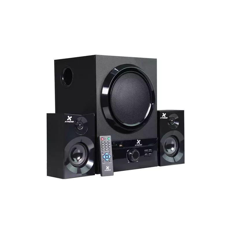 Xtreme E209BU 2:1 Bluetooth Speaker With Remote (Black)-1