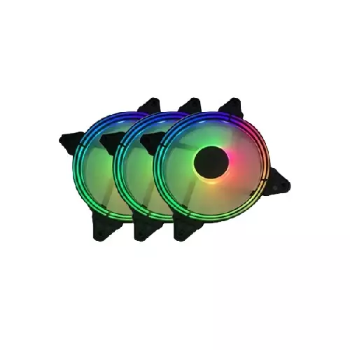 Xtreme XJOGOS CF31R 3 120mm ARGB Case Fan with Remote Controller (3-in-1 Pack)