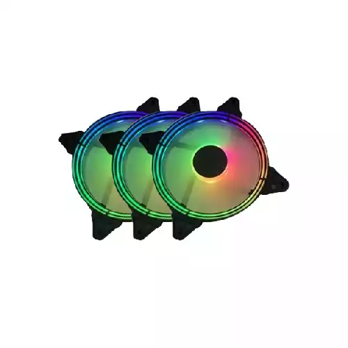 Xtreme XJOGOS CF31R 3 120mm ARGB Case Fan with Remote Controller (3-in-1 Pack)