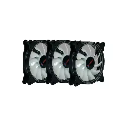 Xtreme XJOGOS CF31R 3 120mm ARGB Case Fan with Remote Controller (3-in-1 Pack)-gallery-2