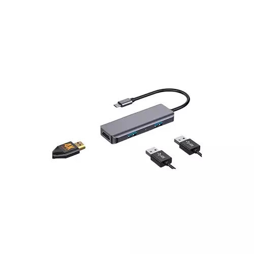 Xtreme XH303C 1 HDMI 2 USB 3.0 Type C Hub