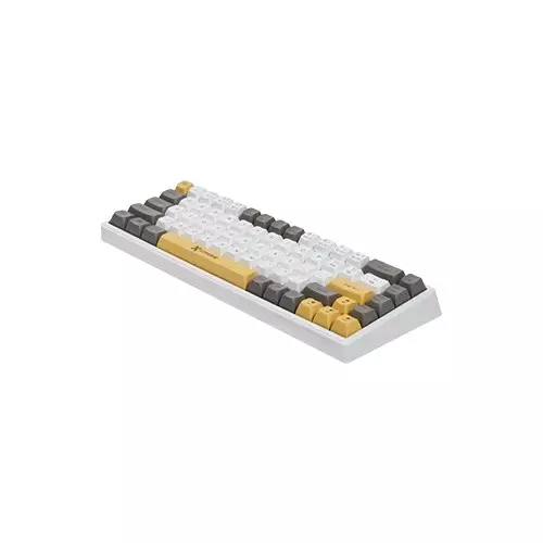Xtreme KM71G Wired Blue Switch 68 keys White Mechanical Gaming Keyboard-1