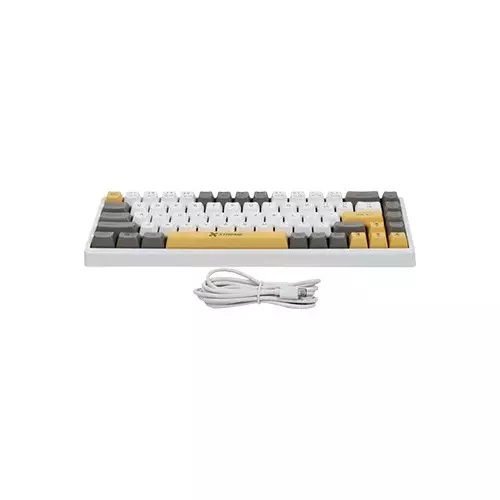 Xtreme KM71G Wired Blue Switch 68 keys White Mechanical Gaming Keyboard-3