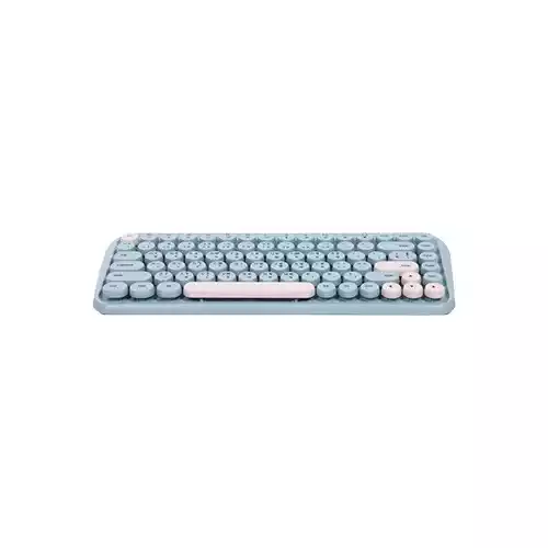 Xtreme K898W 84 Keys Wireless Sky Blue Keyboard with Bangla
