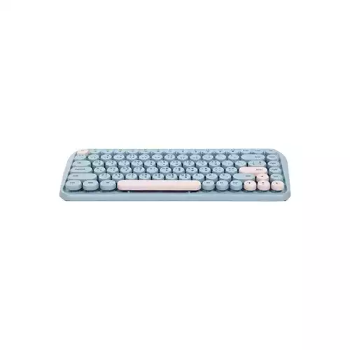 Xtreme K898W 84 Keys Wireless Sky Blue Keyboard with Bangla