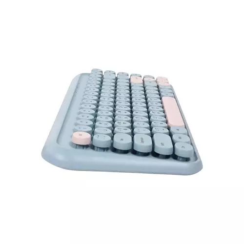 Xtreme K898W 84 Keys Wireless Sky Blue Keyboard with Bangla-gallery-2