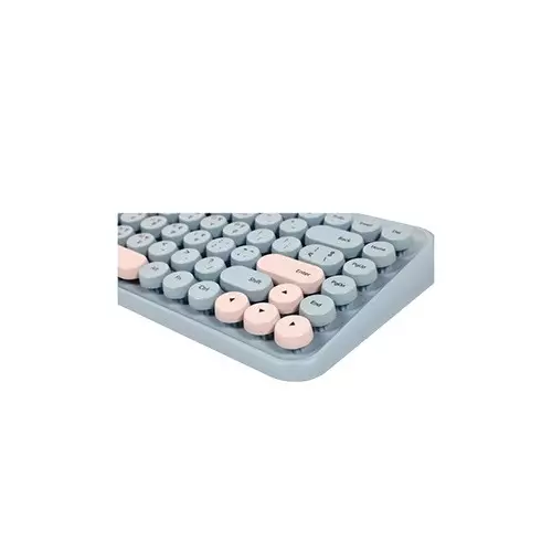 Xtreme K898W 84 Keys Wireless Sky Blue Keyboard with Bangla-gallery-3