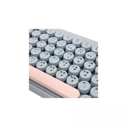 Xtreme K898W 84 Keys Wireless Sky Blue Keyboard with Bangla-gallery-4