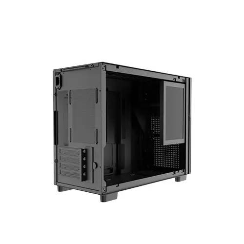 Xtreme D777B Mid Tower Tempered Glass Black Case With 7-inch LCD Display-gallery-3